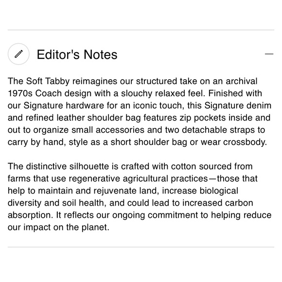 Coach Soft Tabby Shoulder Bag w/ 2 Straps in Signature Denim & Calf Leather NWT - Picture 15 of 16